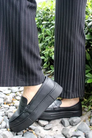 FST Genuine Leather Women's Casual Shoes 881ZA3015 Black - Mafra