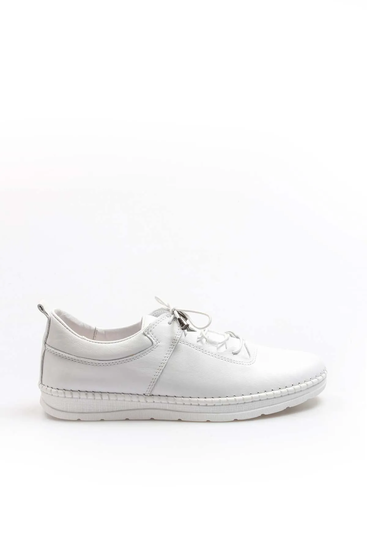 FST Genuine Leather Women's Casual Shoes 934ZA105 White - Corby