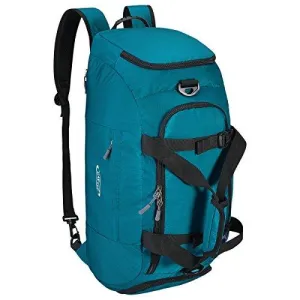 G4Free 3-Way Travel Duffel Backpack Luggage Gym Sports Bag with Shoe Compartment (Cyan)