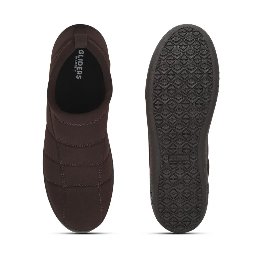 Gliders (Brown) Casual Slip on Shoes For Men Harvey-901 By Liberty