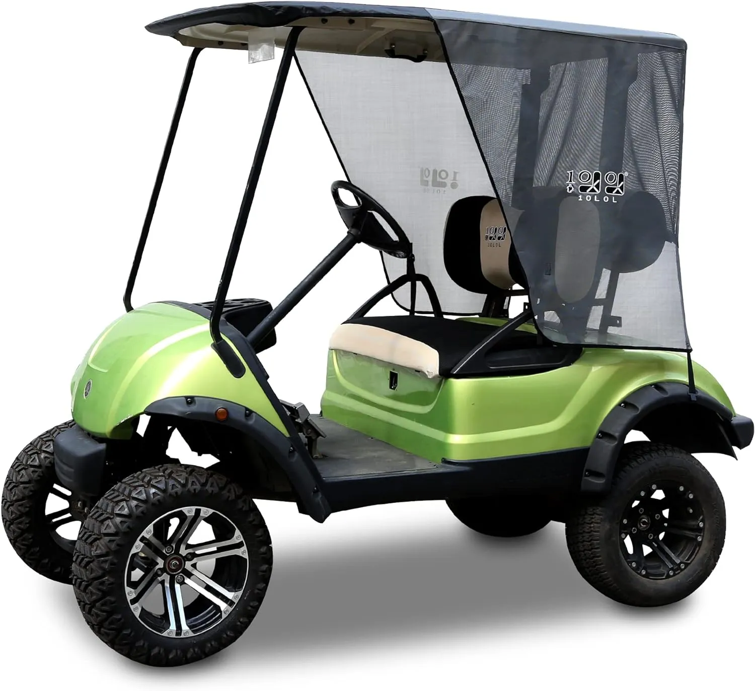 Golf Cart Sunshade Cover for Yamaha 2 Passenger G14 G16 G22 G29 Drive2 - 10L0L