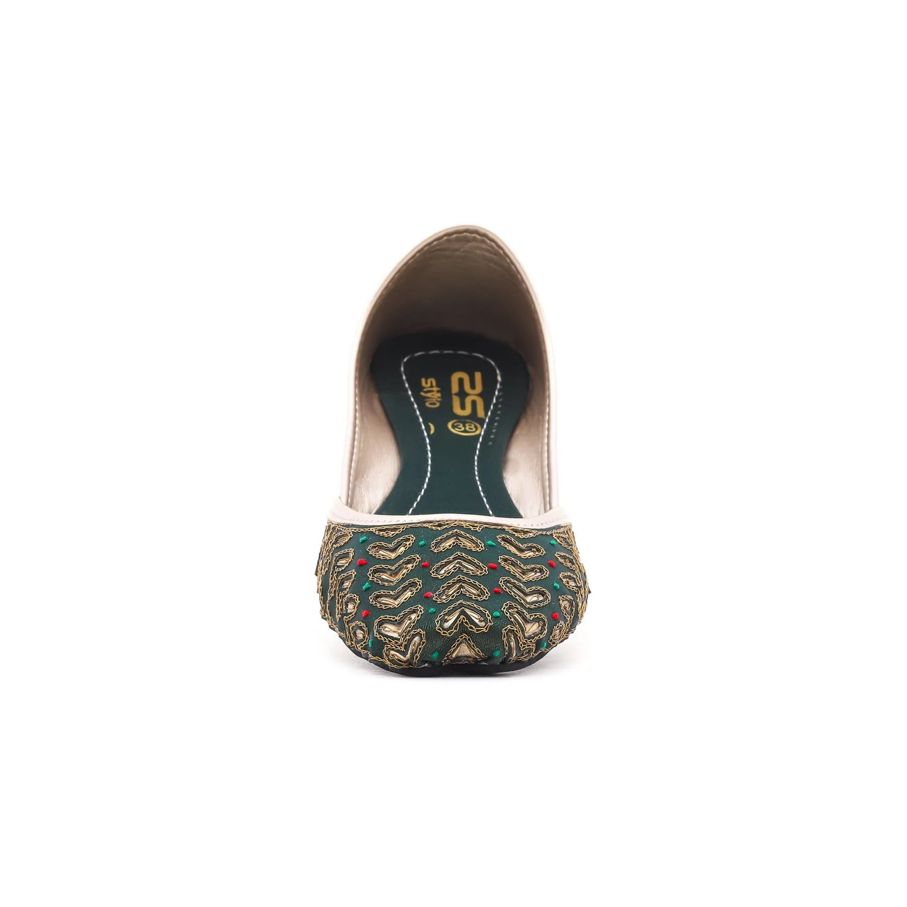 Green Casual Khusa EC8013