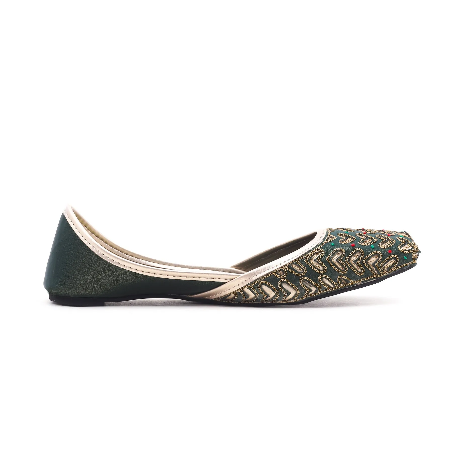 Green Casual Khusa EC8013