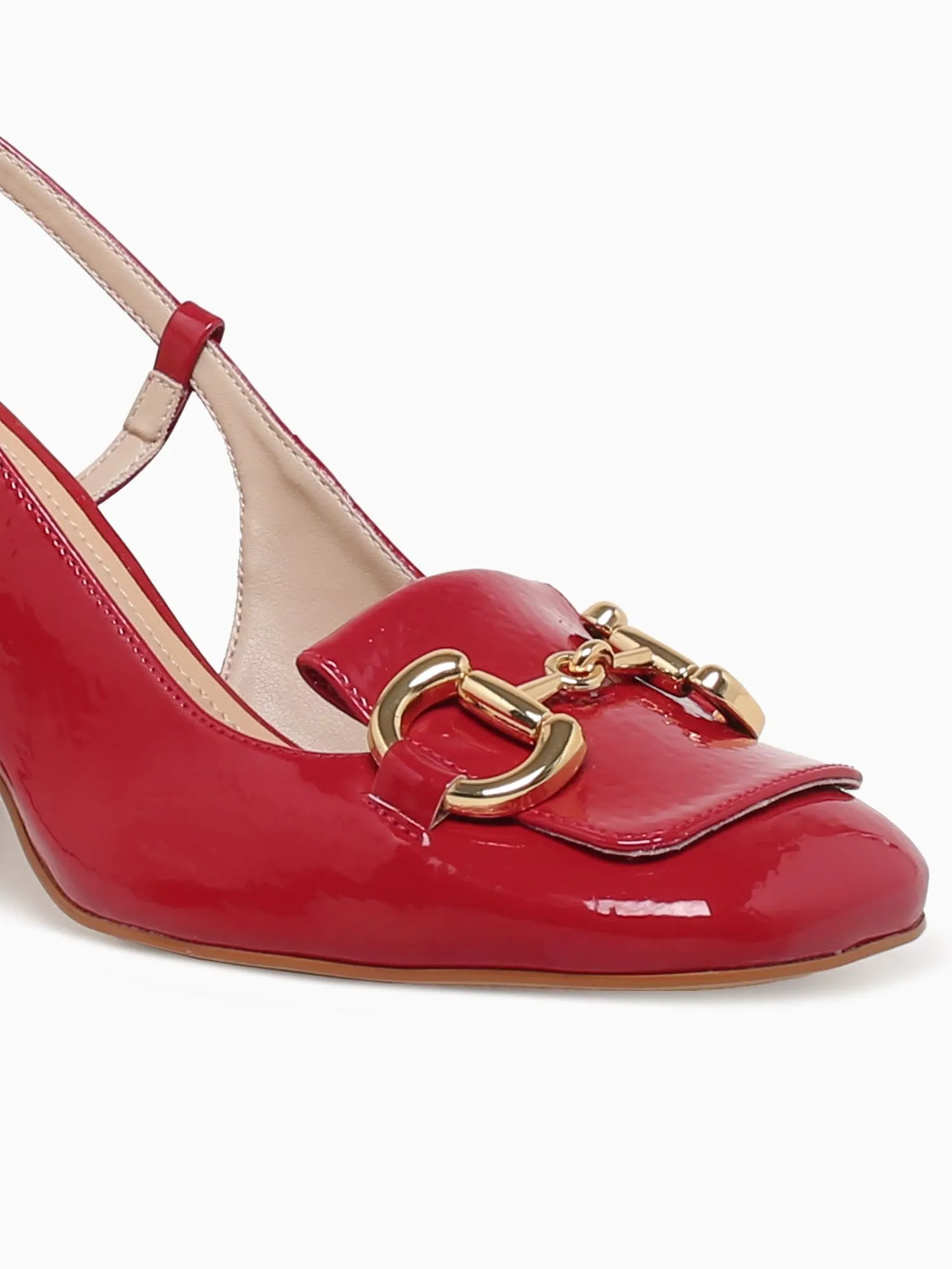 Hamia Red Glossy Patent