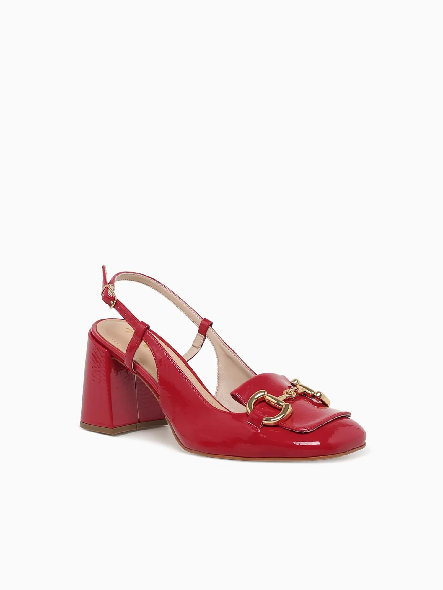 Hamia Red Glossy Patent