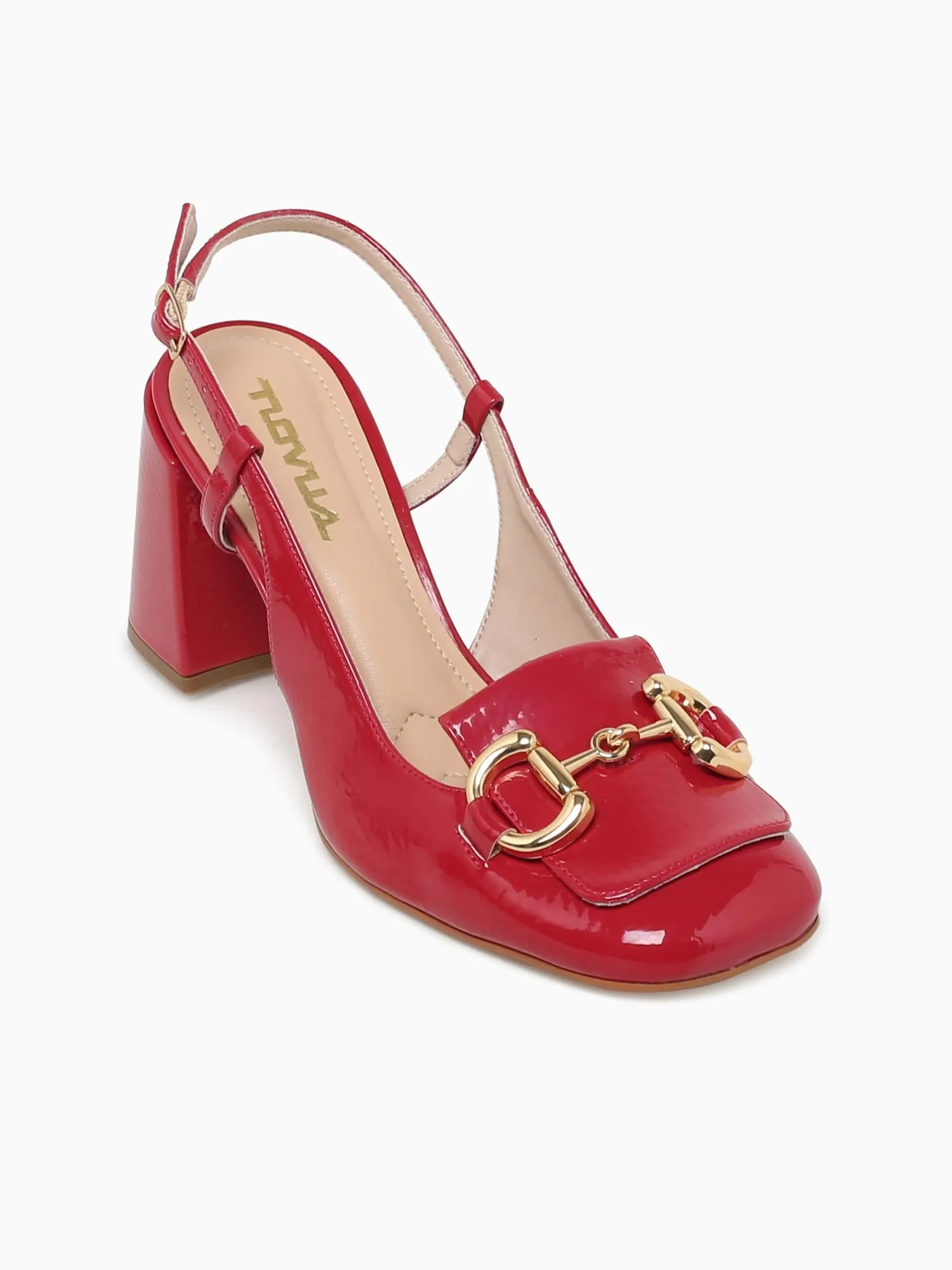 Hamia Red Glossy Patent