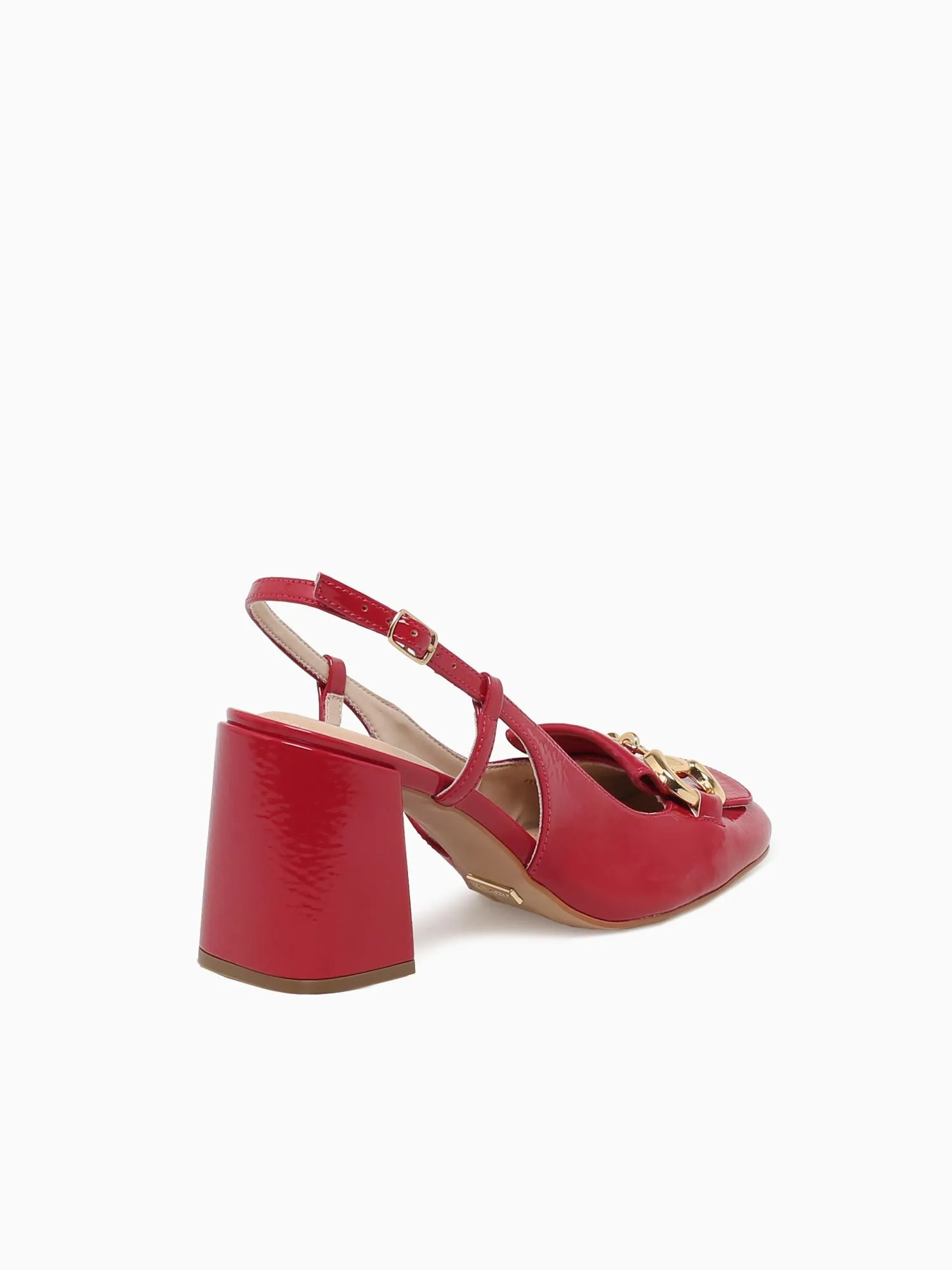 Hamia Red Glossy Patent