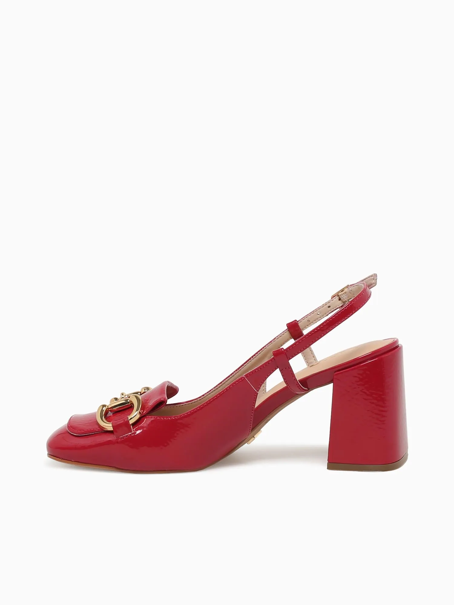 Hamia Red Glossy Patent