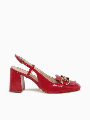 Hamia Red Glossy Patent