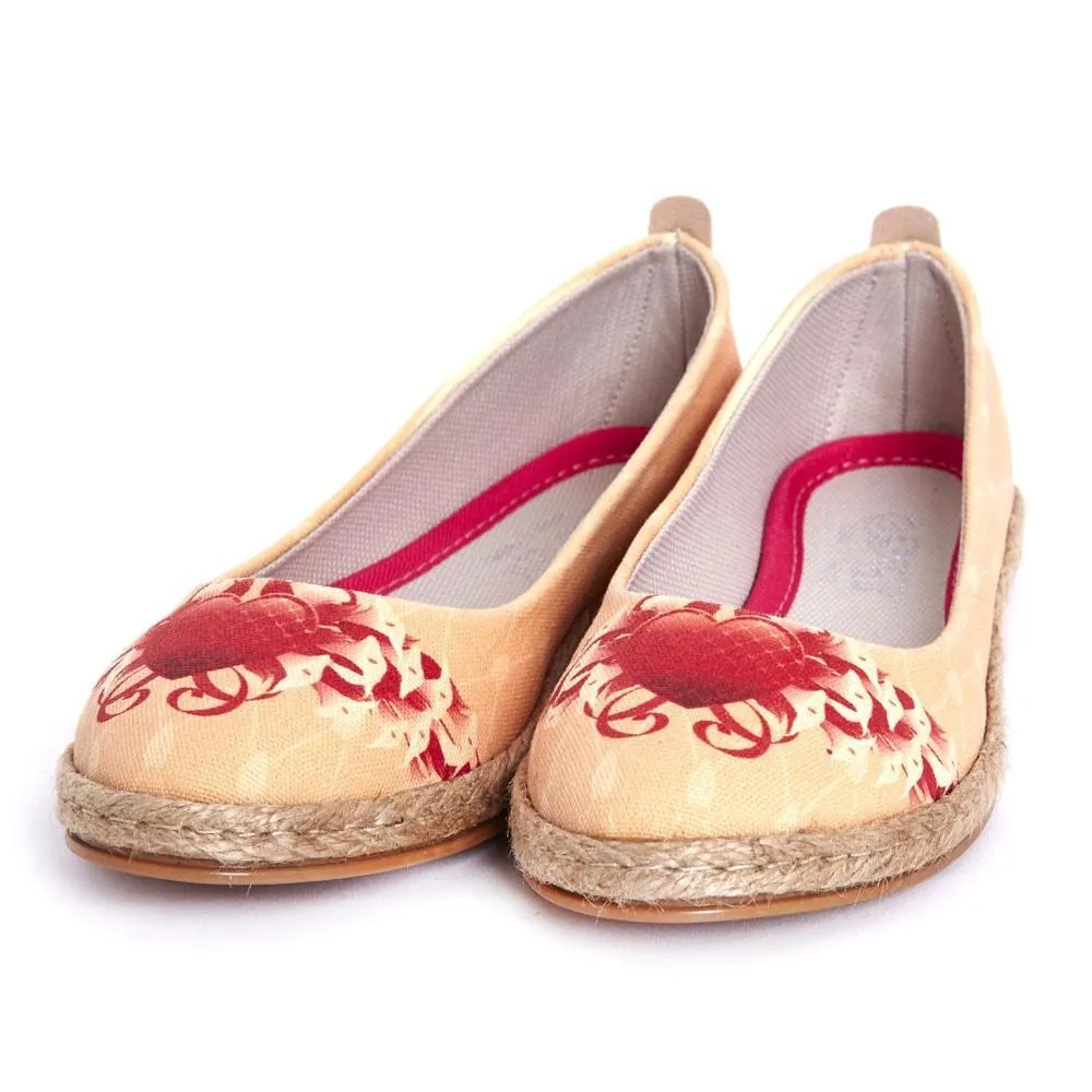 Heart Ballerinas Shoes FBR1191