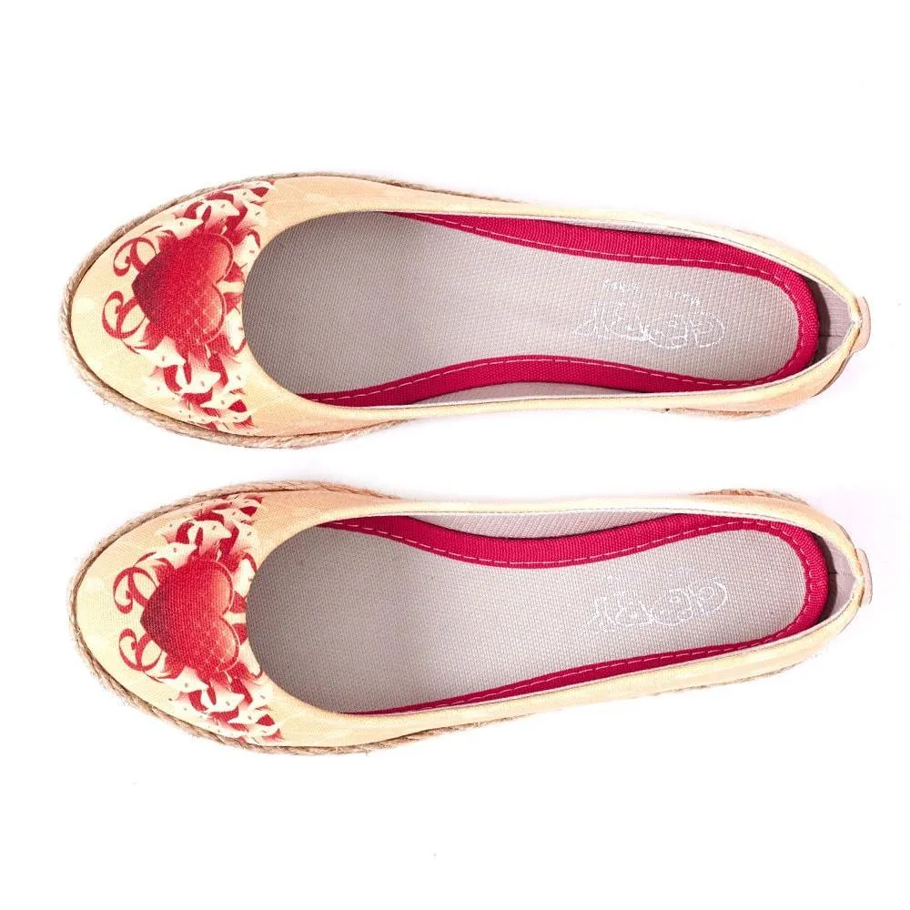 Heart Ballerinas Shoes FBR1191
