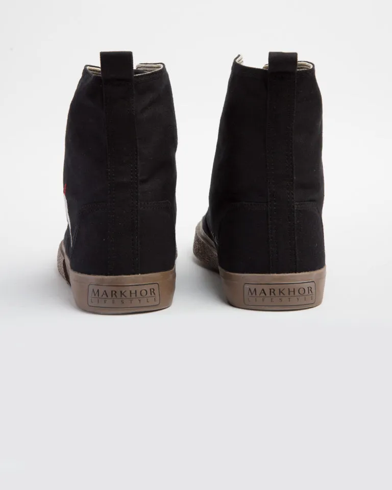 High Cut Performance Sneaker Black