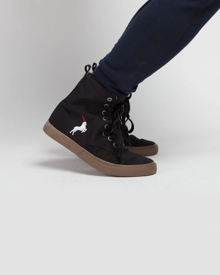 High Cut Performance Sneaker Black
