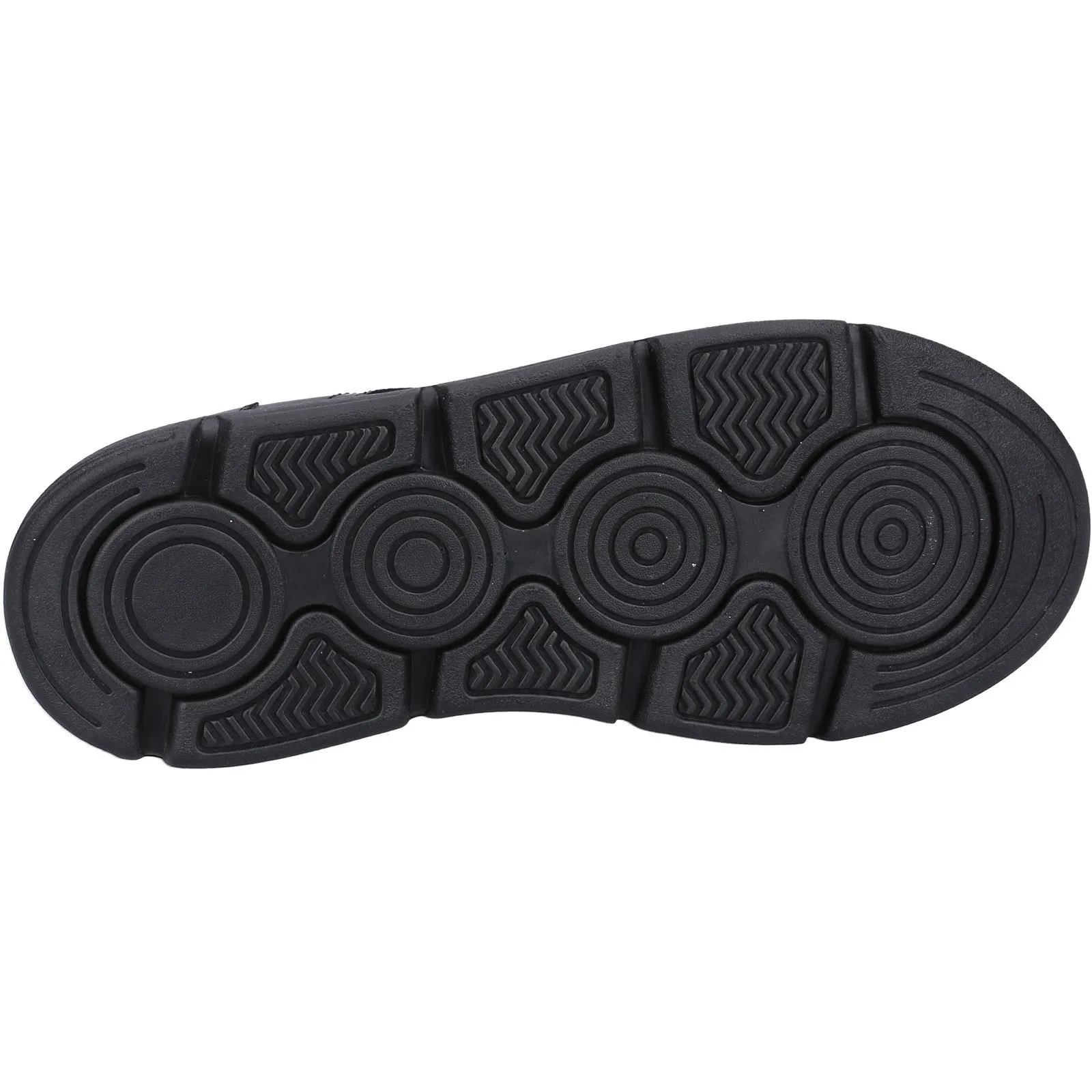 Hush Puppies Kids Adrian Leather School Shoes - Black