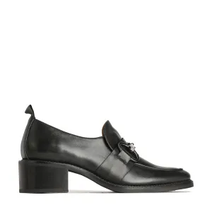 KEILY LEATHER HEEL LOAFERS