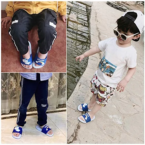 Kids Classic Cute Cartoon Lightweight Sandals (Sky Blue)