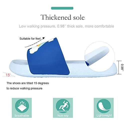 Kids Classic Cute Cartoon Lightweight Sandals (Sky Blue)