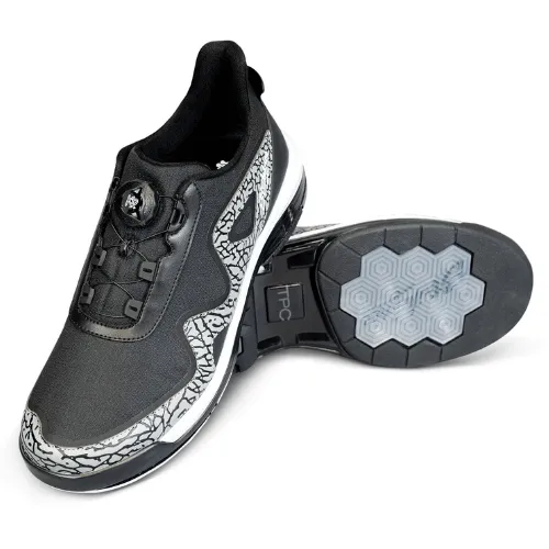 KR Strikeforce TPC The Gladiator Black/Stone High Performance Mens Left Hand Bowling Shoes