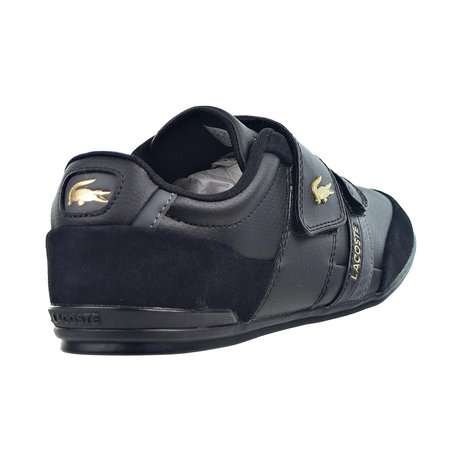 Lacoste Misano Strap Suede Men's Shoes Black-Dark Grey