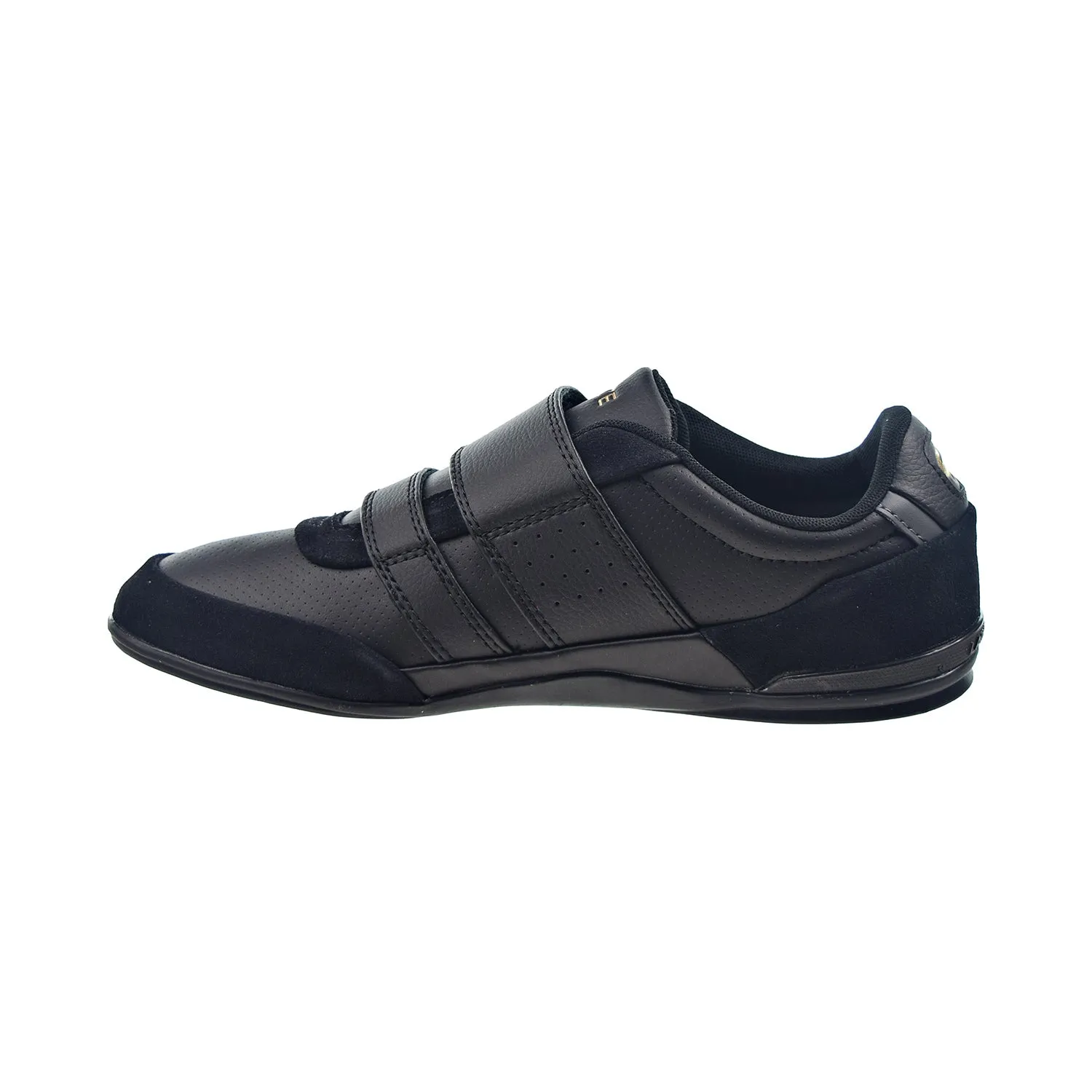 Lacoste Misano Strap Suede Men's Shoes Black-Dark Grey