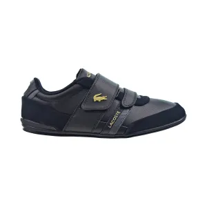 Lacoste Misano Strap Suede Men's Shoes Black-Dark Grey