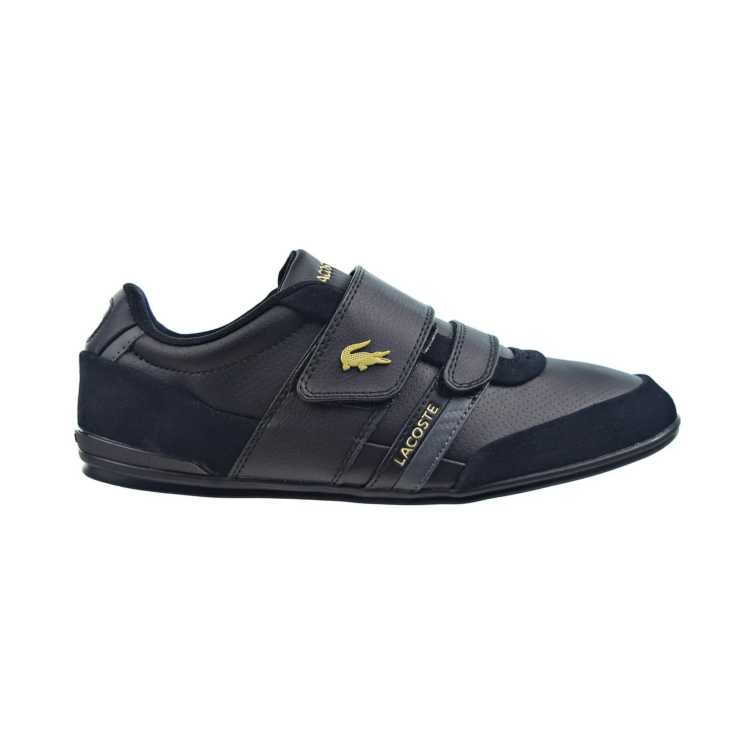 Lacoste Misano Strap Suede Men's Shoes Black-Dark Grey