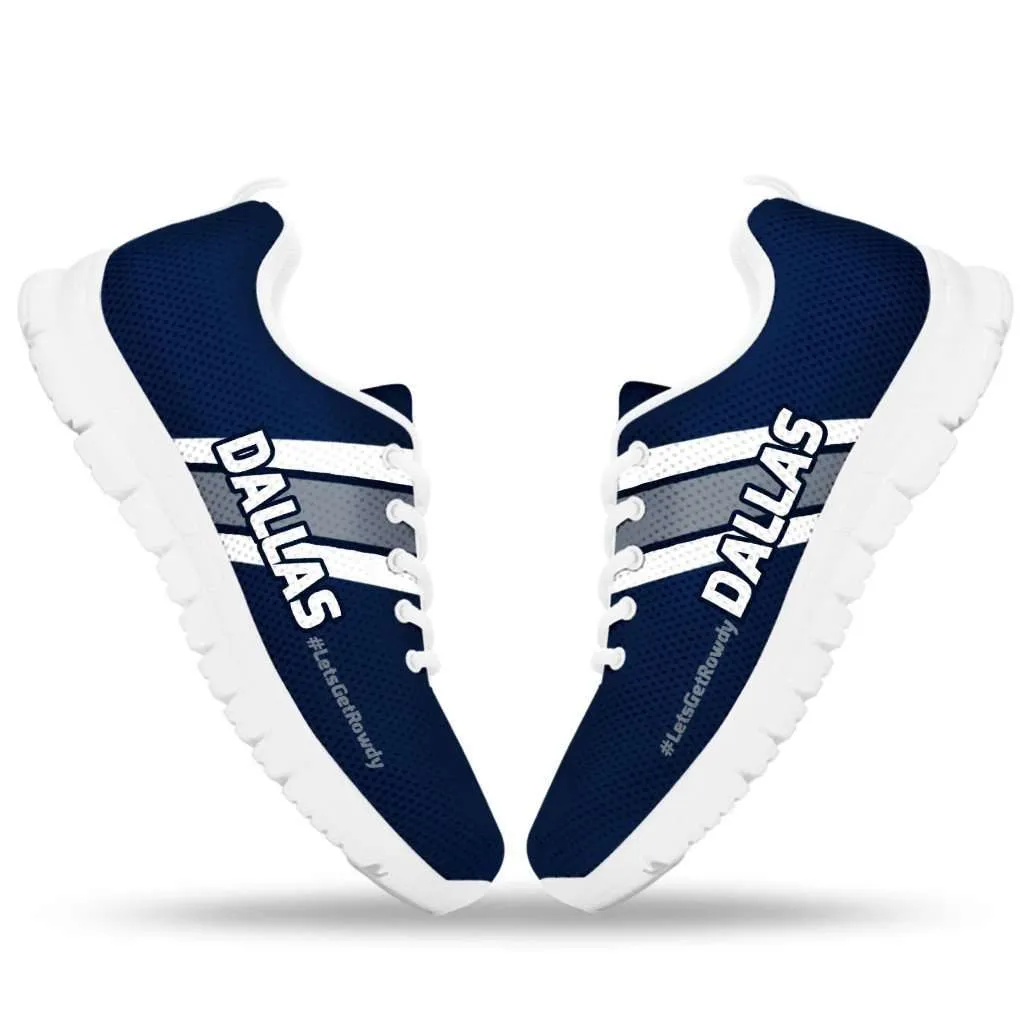 #LetsGetRowdy Dallas Fan Running Shoes