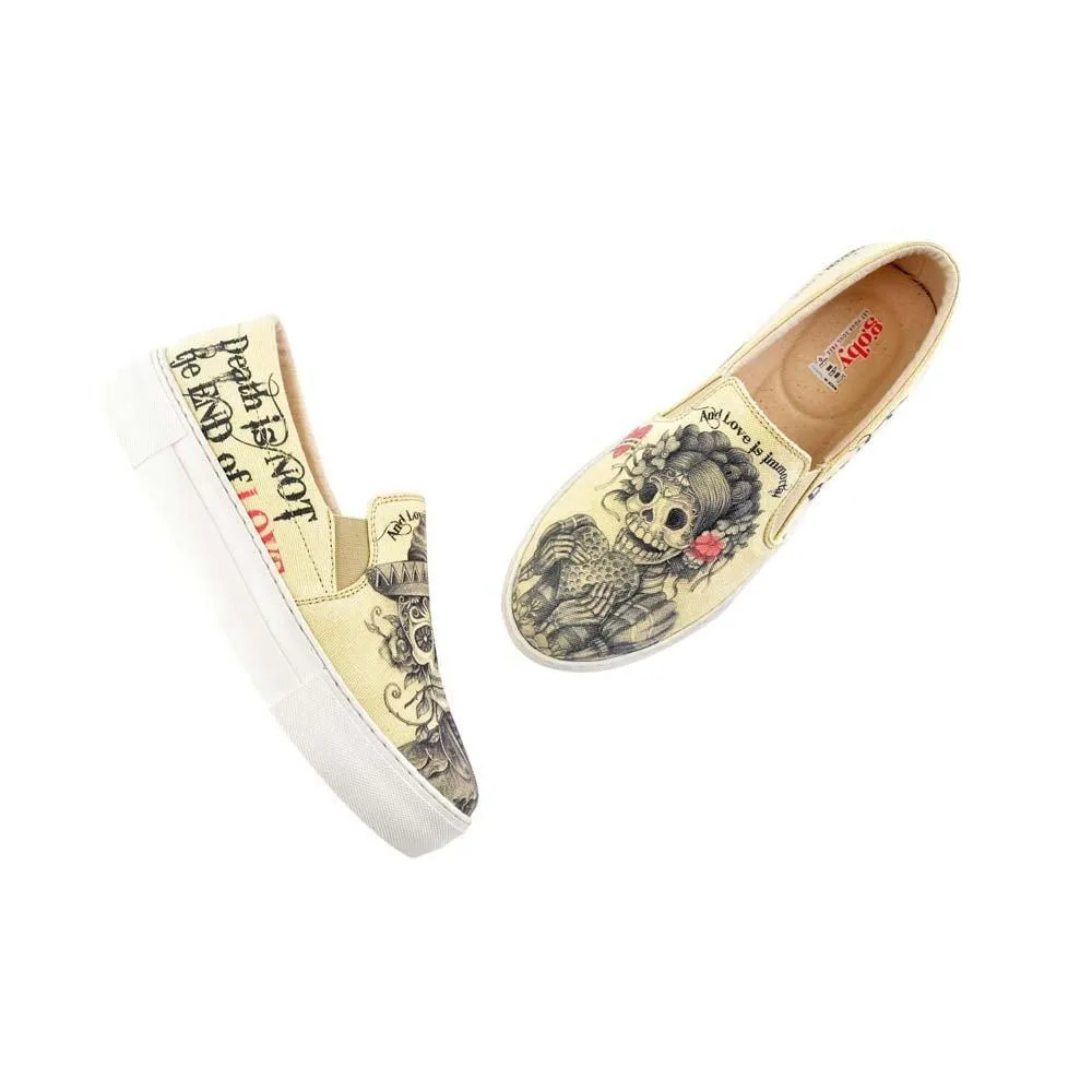Love is Immortal Slip on Sneakers Shoes VNY101