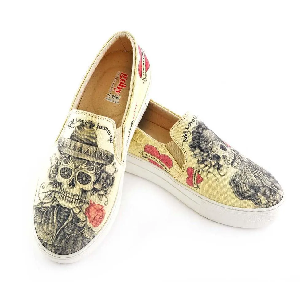 Love is Immortal Slip on Sneakers Shoes VNY101