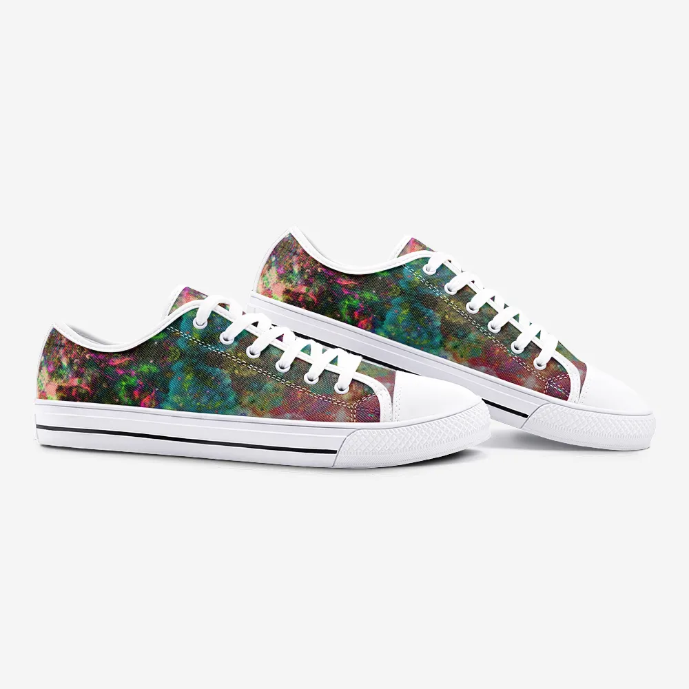 Lucid Psychedelic Canvas Low-Tops