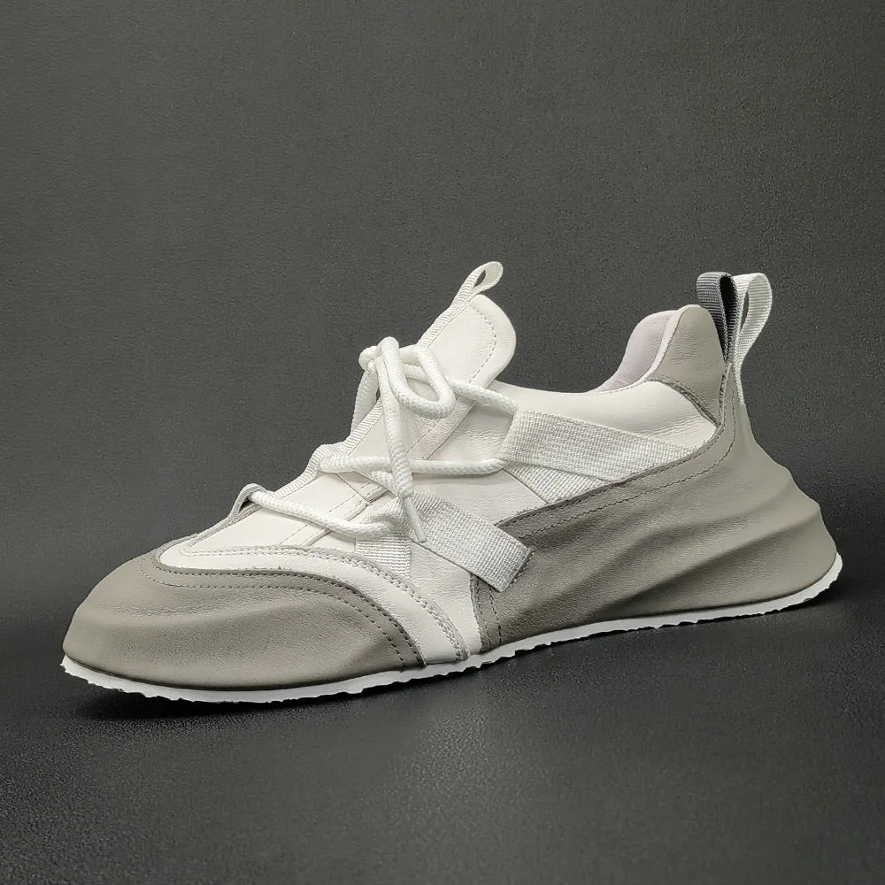 Men Minimalist Fashion Leather Casual Shoes