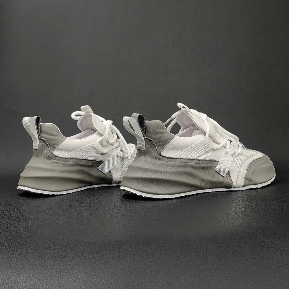 Men Minimalist Fashion Leather Casual Shoes