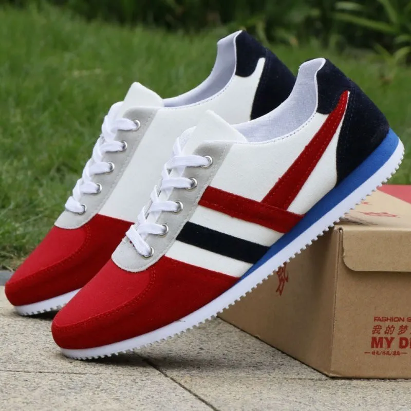 Men’s Breathable Canvas Casual Shoes - Perfect for Spring and Autumn
