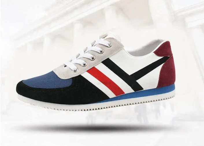 Men’s Breathable Canvas Casual Shoes - Perfect for Spring and Autumn