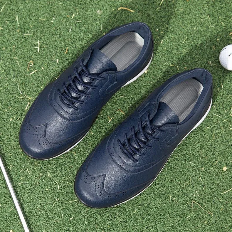 Men's Carved Fashion Golf Anti-Slip Casual Sports Shoes - Free Shipping