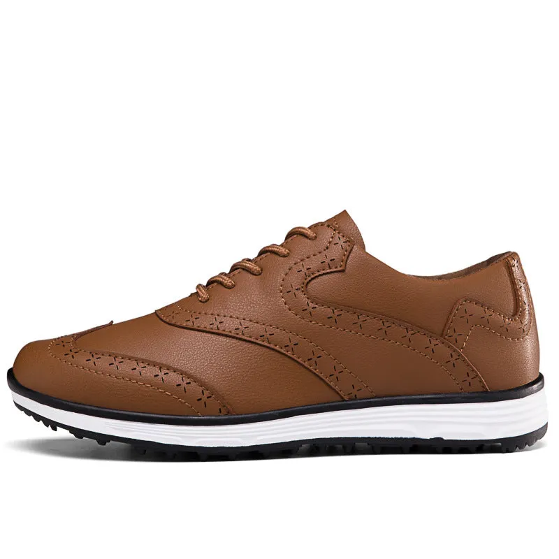 Men's Carved Fashion Golf Anti-Slip Casual Sports Shoes - Free Shipping