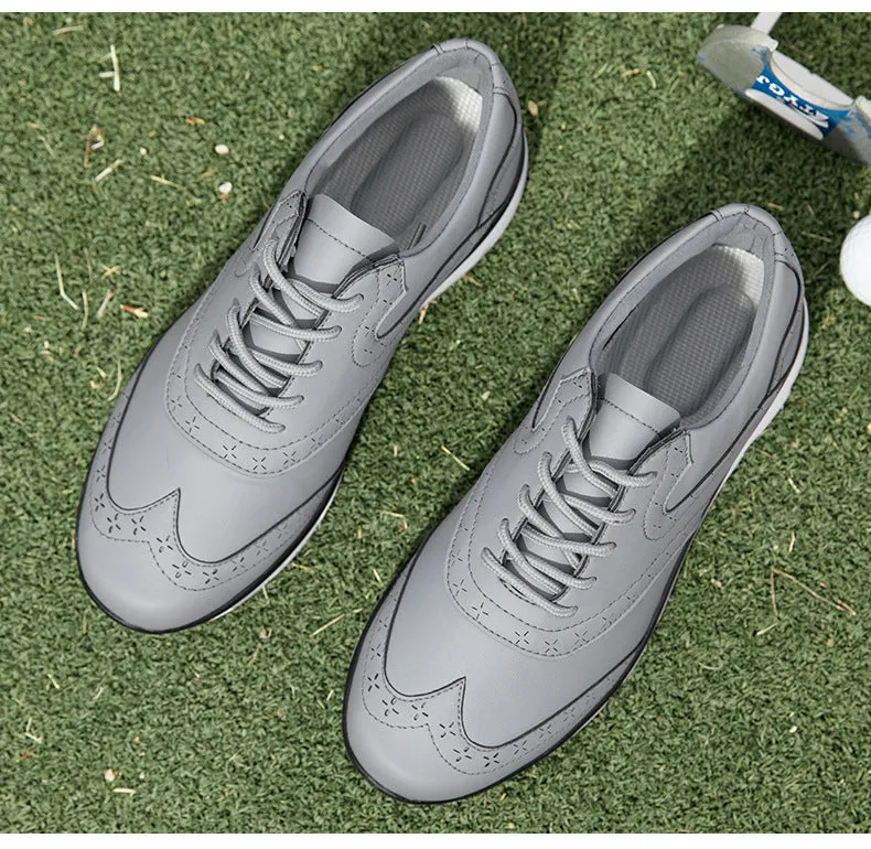 Men's Carved Fashion Golf Anti-Slip Casual Sports Shoes - Free Shipping