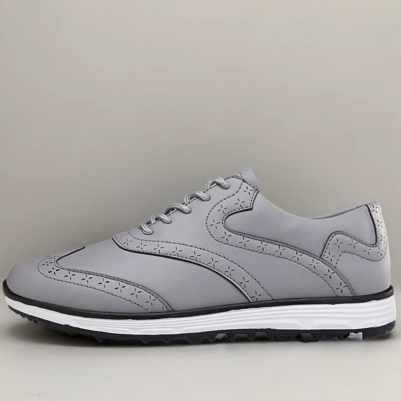 Men's Carved Fashion Golf Anti-Slip Casual Sports Shoes - Free Shipping
