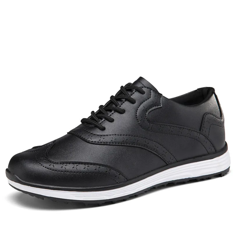 Men's Carved Fashion Golf Anti-Slip Casual Sports Shoes - Free Shipping