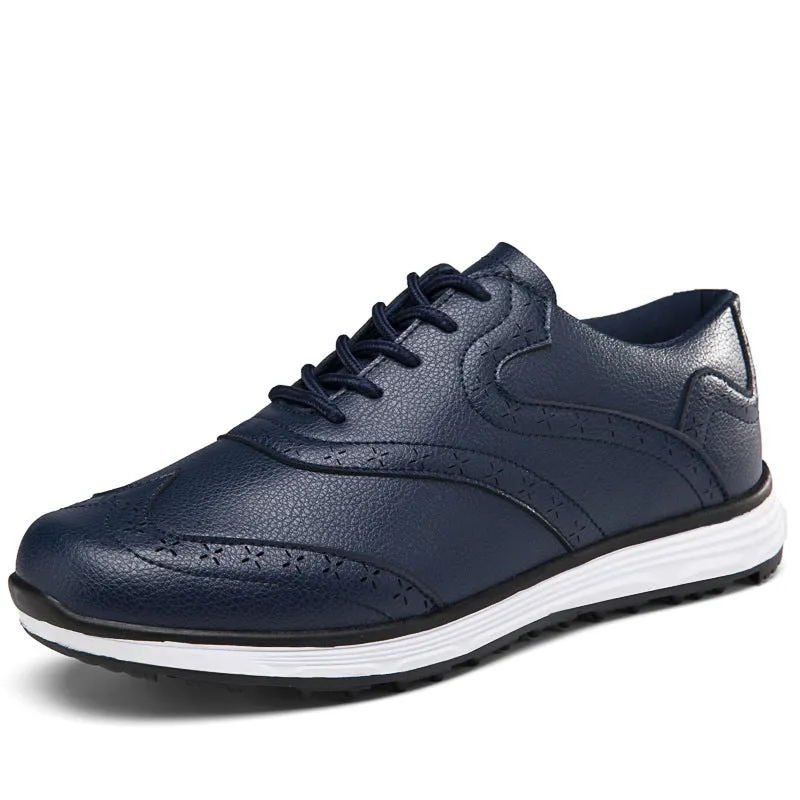 Men's Carved Fashion Golf Anti-Slip Casual Sports Shoes - Free Shipping