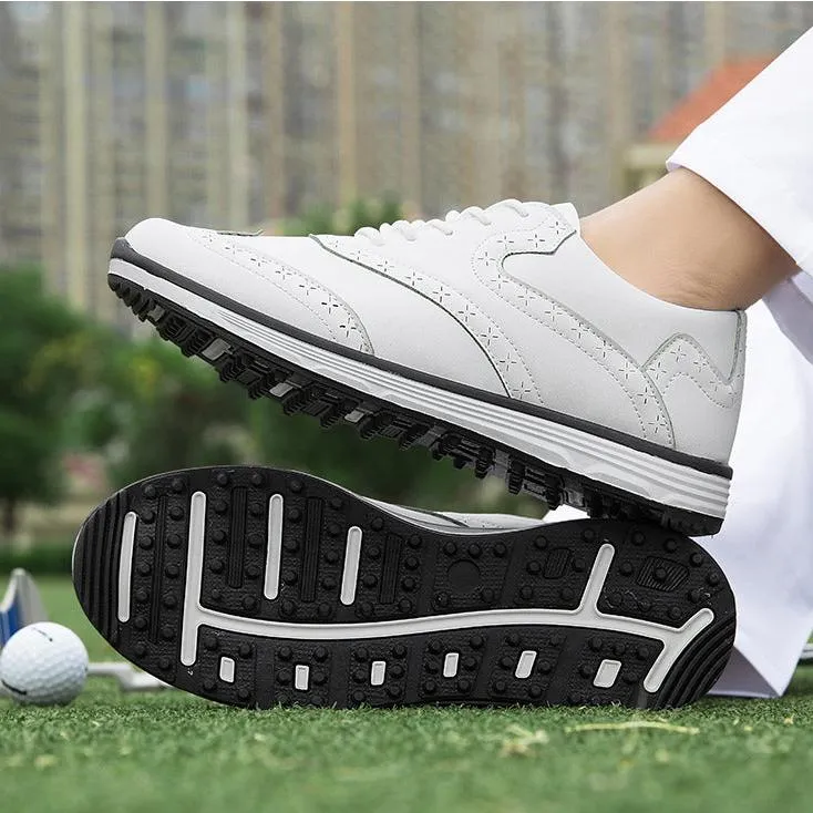 Men's Carved Fashion Golf Anti-Slip Casual Sports Shoes - Free Shipping