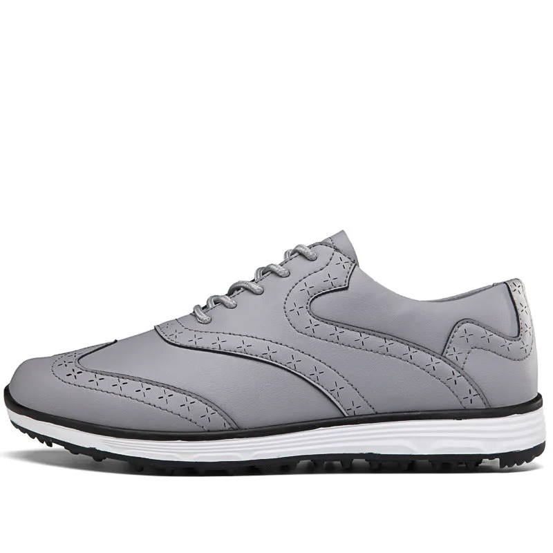 Men's Carved Fashion Golf Anti-Slip Casual Sports Shoes - Free Shipping