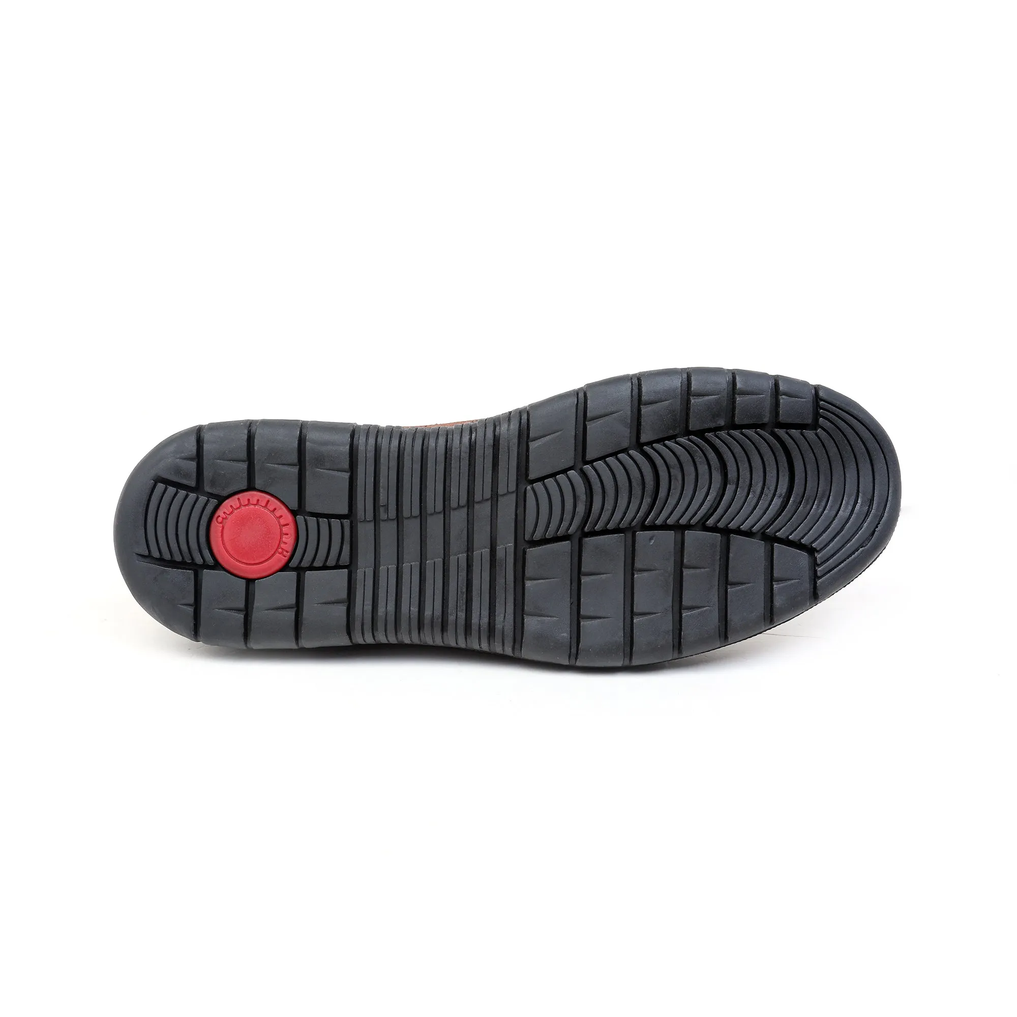 Men's Casual Brown Nubuck Leather Shoes | Vibrant® Power Flex Casual Shoes