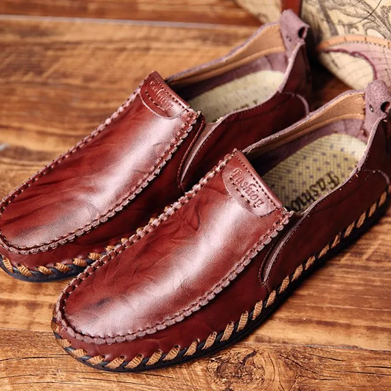 Men's Casual New Sets Feet Business British Trend Leather Shoes