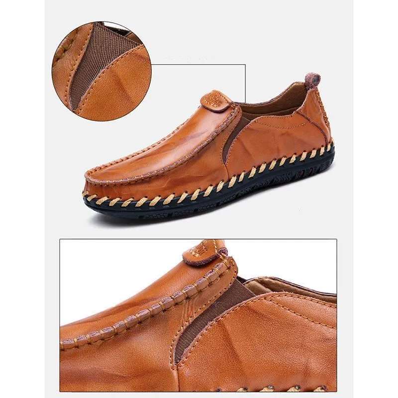 Men's Casual New Sets Feet Business British Trend Leather Shoes