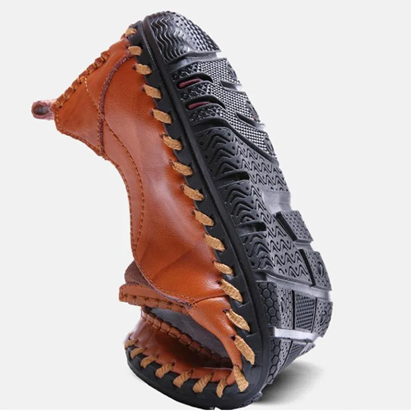 Men's Casual New Sets Feet Business British Trend Leather Shoes