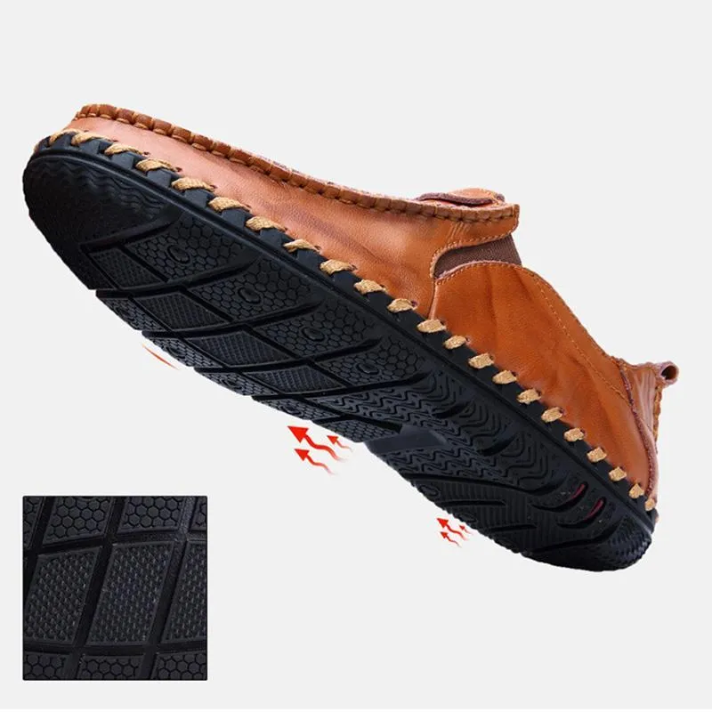 Men's Casual New Sets Feet Business British Trend Leather Shoes