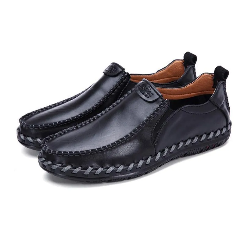 Men's Casual New Sets Feet Business British Trend Leather Shoes