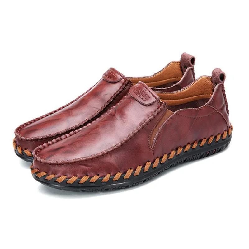 Men's Casual New Sets Feet Business British Trend Leather Shoes