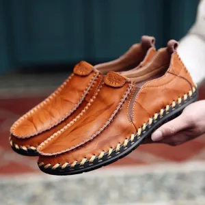 Men's Casual New Sets Feet Business British Trend Leather Shoes